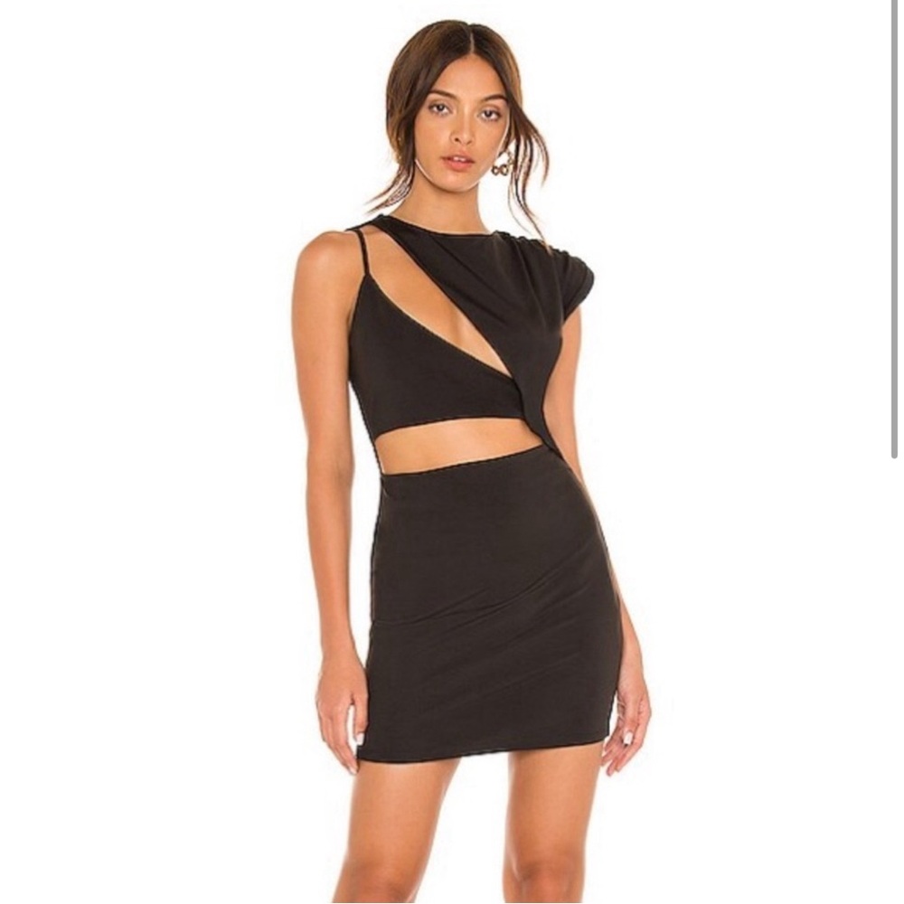 NBD Cillian Mini Dress in Black
